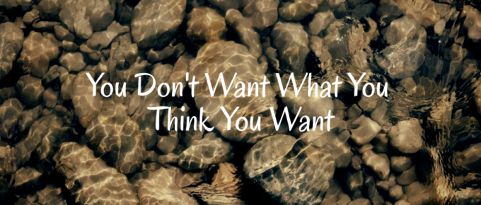 A Blog, You Don't Want What You Think You Want