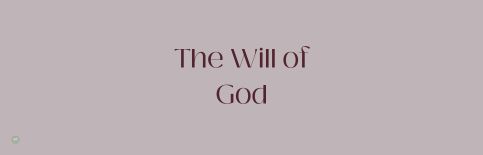 The Will of God a video by Gary Thomas