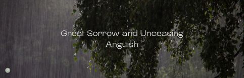 Great Sorrow and Unceasing Anguish a blog by Gary Thomas